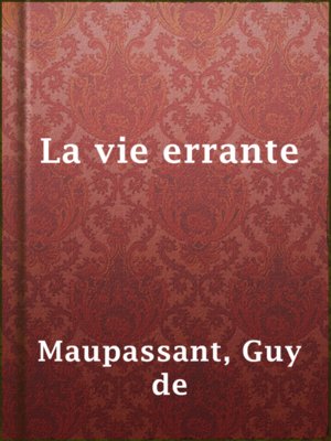 La vie errante - ebook